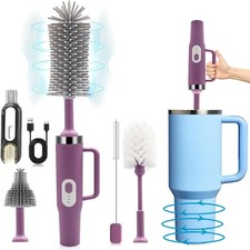 Electric Bottle Brush Rechargeable Waterproof Cleaner 4in1 for Stanley Cup