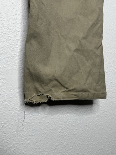 Carhartt Pants Boys Size 12 Tan Canvas Workwear Khaki Adjustable Distressed - Picture 15 of 22