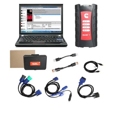 for Cummins INLINE 7 Data Link Heavy Duty Truck Diagnostic Tool 9.2 Laptop Set