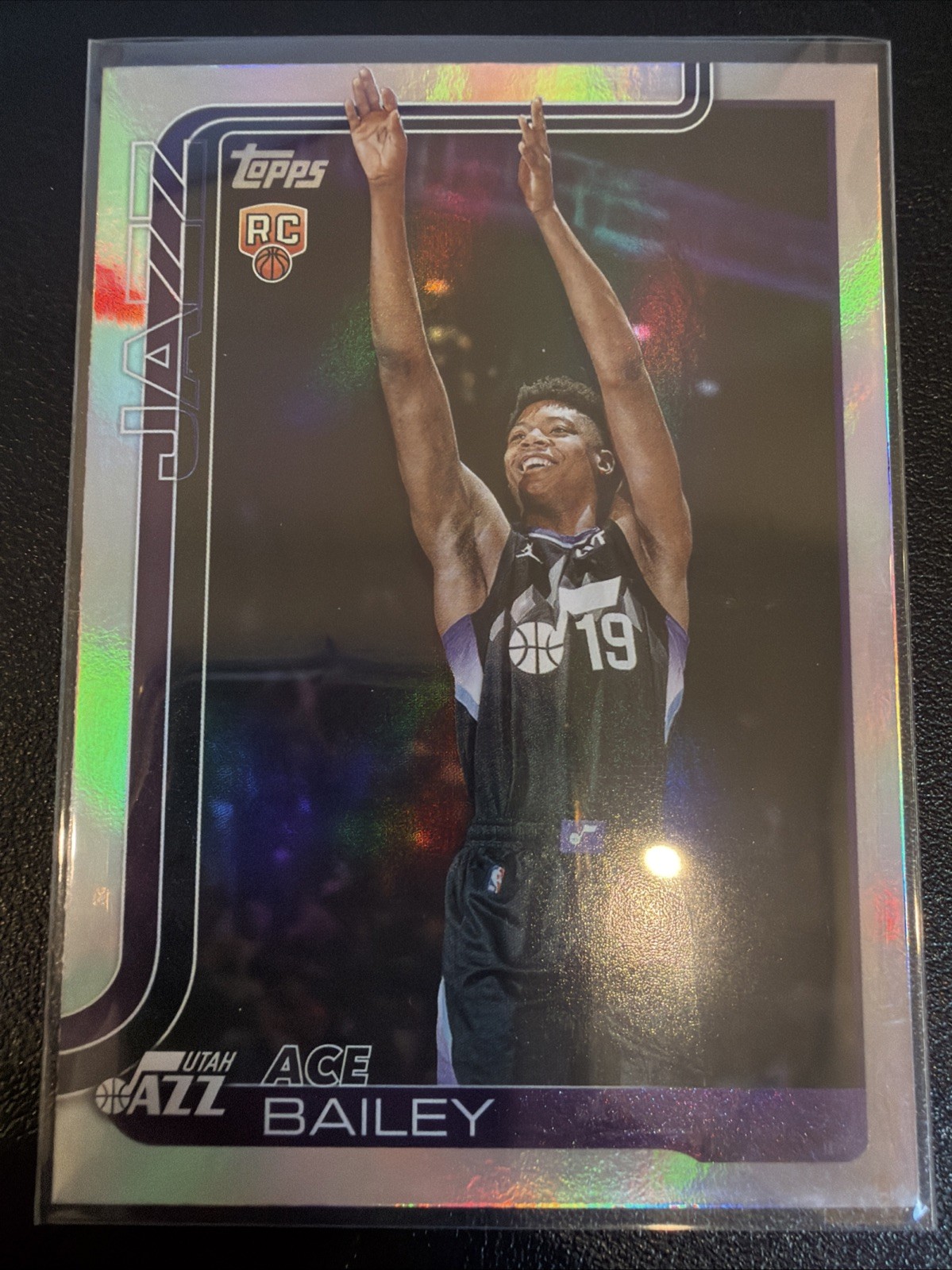 2025-26 Topps Ace Bailey Rainbow Foil Parallel Rookie RC #205 Jazz