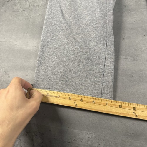 Nike Sweatpants Kids Youth Size L Gray Club Cotton PullOn Fleece Dri Fit Stretch - Picture 8 of 11