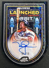 2025 Topps Cosmic Chrome Mark McGwire #LIOA-MMC S. Louis Black Launched AUTO /10
