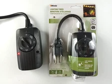 Outdoor 24-hour WEATHERPROOF Timer with Photocell Lighting Timer NEW MINT WOODS