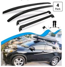 4 Pcs Roof Rack Cross Bars Fit For 2016-2022 Honda Hrv Hr-v Side Rails 4 Pcs Roof Rack Cross Bars Fit For 2016-2022 Honda Hrv Hr-v Side Rails