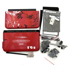 Pokemen Red Full Housing Shell Case Cover Complete Fix Replacement For 3DS XL/LL