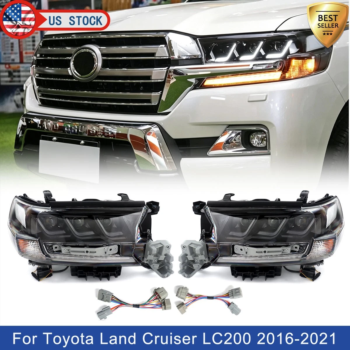 Headlights for 2018 Toyota Land Cruiser for sale | eBay