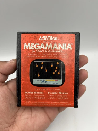 Megamania (Atari 2600, 1982) *CARTRIDGE ONLY*TESTED*