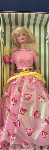 NEW 1998 Vintage Avon Exclusive Special Edition Barbie, Strawberry Sorbet 20317 - Picture 2 of 7