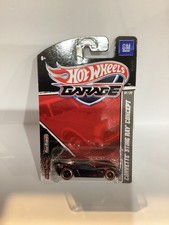 Hot Wheels Garage Real Riders Blue Corvette Stingray Concept 2011