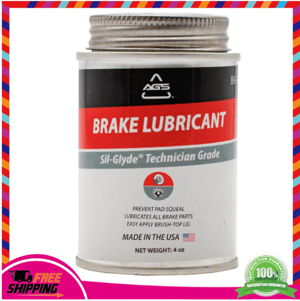 Silicone Brake Grease Caliper Lube 4oz with Brush Top Anti-Seize  Water-Resist