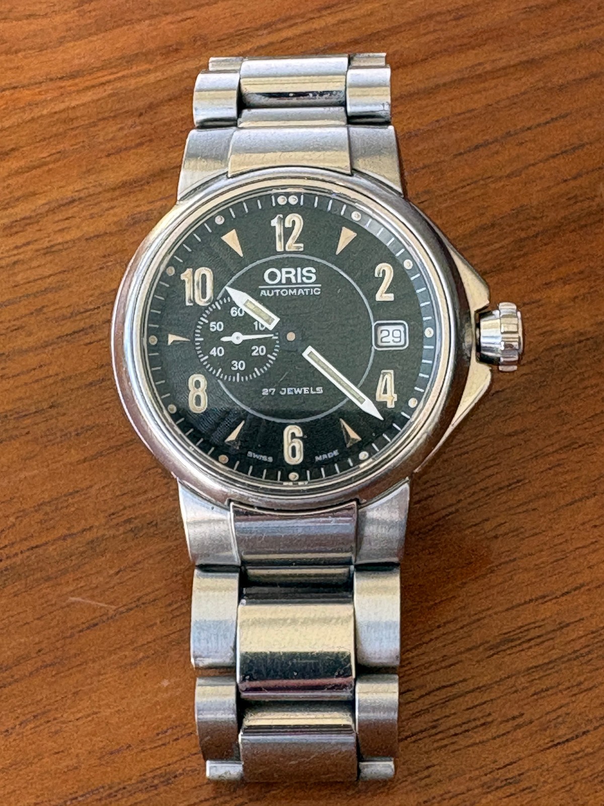 Oris Full Steel Small Seconds Automatic Men's Wat… - image 7