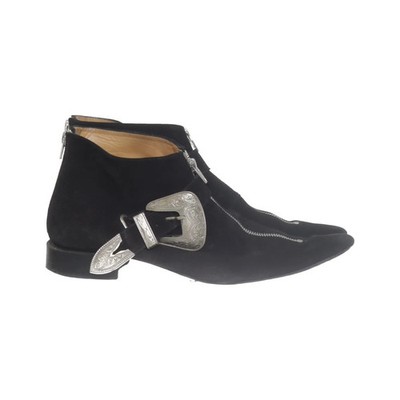 Toga Pulla, Boots, Größe: 40, Schwarz, Leder, Damen #mN2