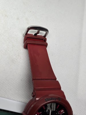 Casio Baby G Red Digital Analog 5288 BGA-160 New Battery | eBay