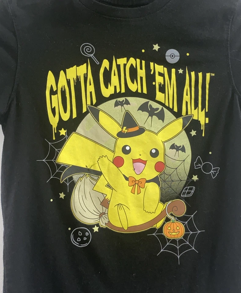 Pokemon Híbrido Niños Unisex Talla Med Halloween Gotta Catch Em All! Camisa Foto 4 de 4