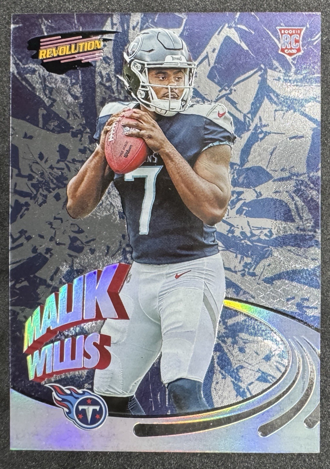 2022 Zenith Malik Willis Pacific Revolution Insert Rookie Card # PR-24