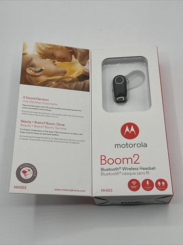 Casque sans fil Bluetooth Boom2 style rabattable Motorola MH003 Boom 2 neuf - Photo 8 sur 9