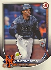 FRANCISCO LINDOR 2025 Bowman #86 NEW YORK METS ⚾️ 🔥 