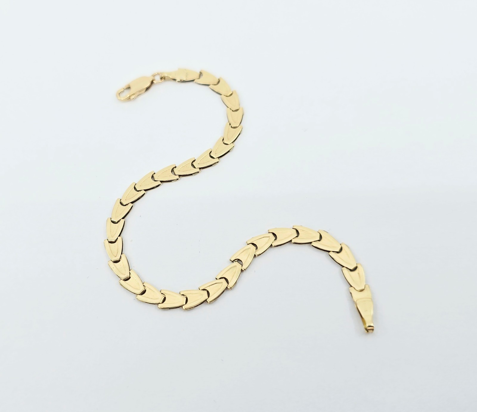 Unique 14K Solid Yellow Gold Custom Designer Tenn… - image 6