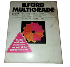Ilford Multigrade 12 Filter Set 3.5" x 3.5" Photography Darkroom Missing 4 
