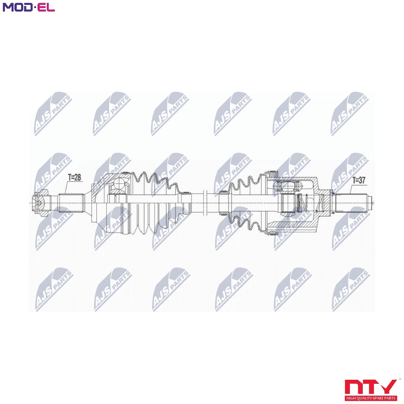 NPW-PE-059 NTY Drive Shaft for PEUGEOT - Image 6