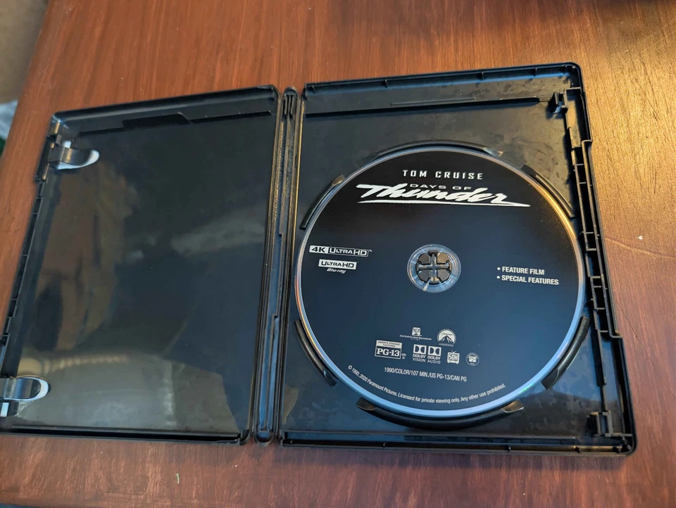 Days of Thunder [4K UHD Blu-ray] Like New, No digital code - image 3 of 4