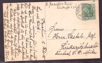 D.Südwestafrika  MITLÄUFER / Parchim nach ( Lüderitzbucht ) - Bild 1 von 2