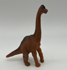2009 Brachiosaurus Dinosaur PVC Figure 5 1/2" Long Grey / Peach