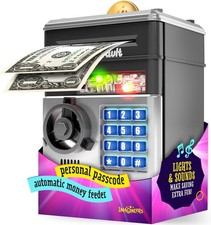 Kids Electronic Piggy Bank ATM Money Saving Box w/ Code Toy Gift for Boys Girls