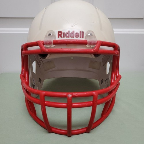 Riddell Speed Youth Medium White Football Helm Initial 2013 - Recertified 2019