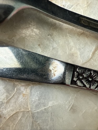 Cuchara/cuchillo/tenedor de acero inoxidable Hanford Forge Spring Lake Japón 3 piezas De colección - Imagen 6 de 7