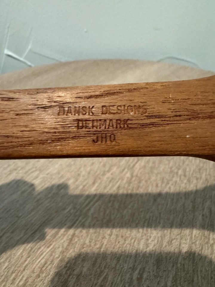 Dansk Designs JHQ Jens Quistgaard Датский «Весло» Тик салат щипцы 13 3⁄4 Замена - Изображение 3 из 4
