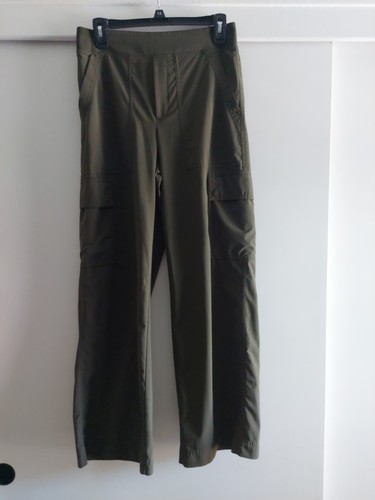 ATHLETA BROOKLYN HEIGHTS HIGH RISE CARGO PANT Olive Green- casual Athleisure - Picture 9 of 15