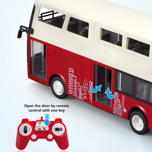 E640-003 1/18 2.4G Doppeldecker RC Bus Spielzeug Kind Fernbedienung DIY Modell ND - Bild 22 von 23