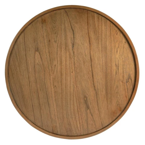 Butler Tori Brown Wood Round Coffee Table - Picture 2 of 14