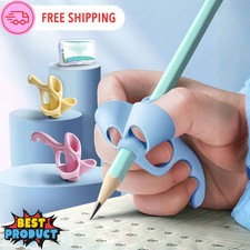 2pcs Silicone Handwriting Training Pencil Grips for Kids Posture Correction Aid