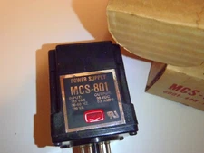 MCS-801 - WARNER  - POWER SUPPLY, OCTAL BASE - INPUT 115VAC 110VA , 90vdc OUTPUT