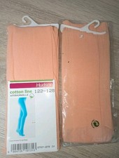 Mädchen Kinder Strumpfhosen Feinstrumpfhose 122/128 Orange Aprikose Hudson 