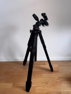 Manfrotto ONE Aluminium Stativ XPRO 3-Wege Kopf  177cm Kamera Tripod OVP 
