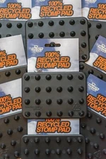 Snowboard Stomp Pad, 100% Recycled Plastic - Spike Grip - 2 Pack