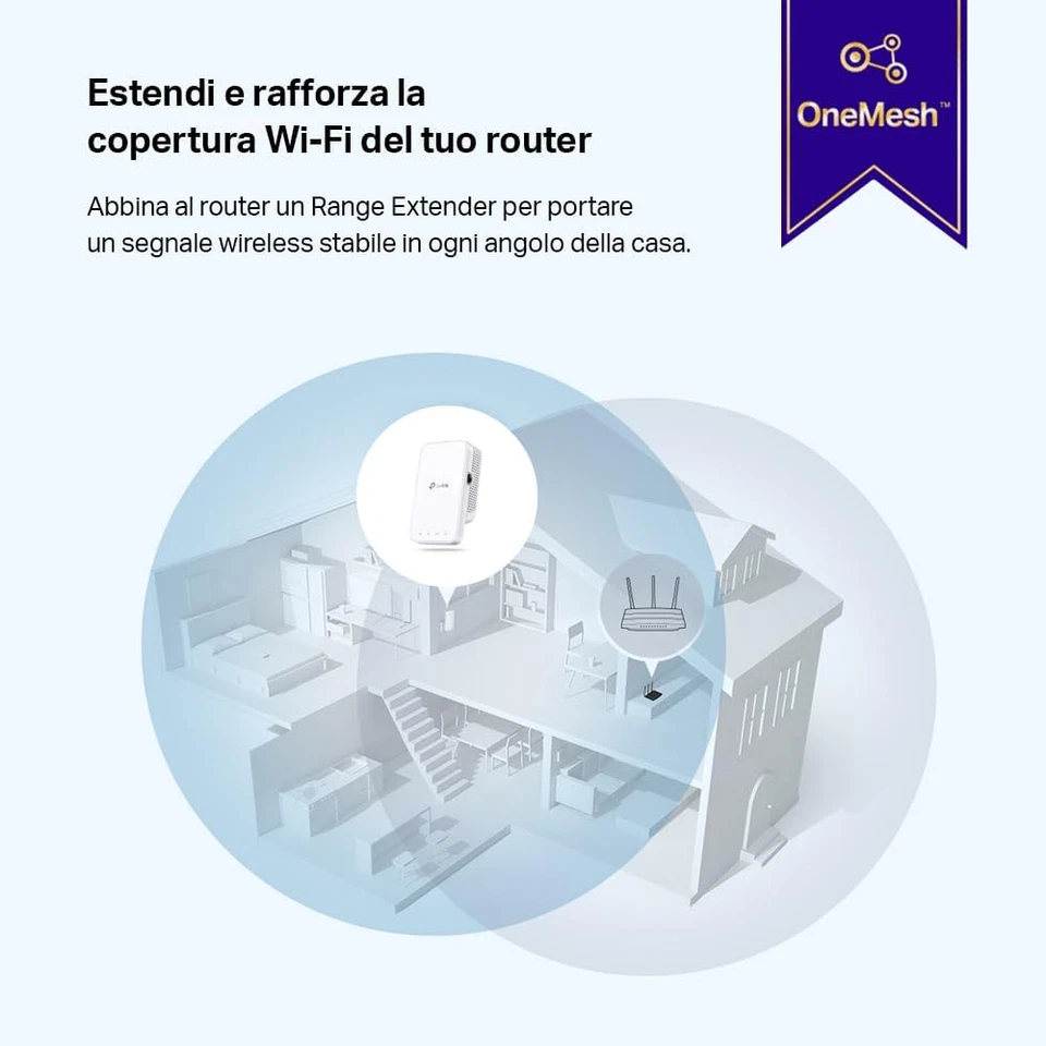 Tp-Link Ripetitore Wifi, Amplificatore Wifi, Estensore Wifi - Immagine 4 di 4
