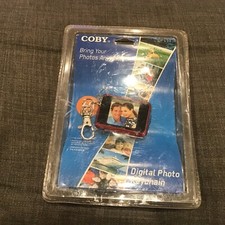 Coby Digital Photo Keychain DP151 LCD Full Color Display Rechargeable JPEG GIF