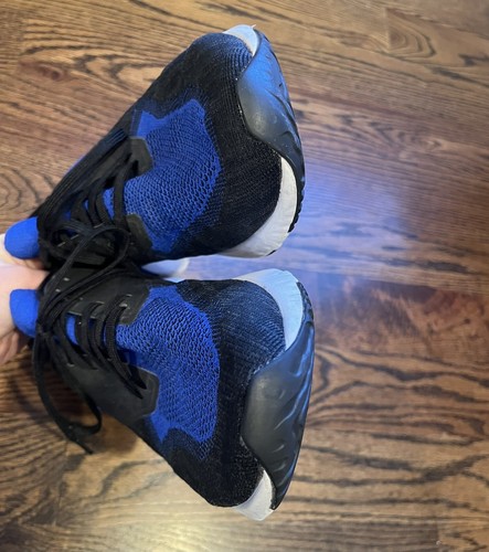 Nike men sneakers Sz. 14 Odyssey React 2 Flyknit Black Racer Blue - Picture 4 of 8