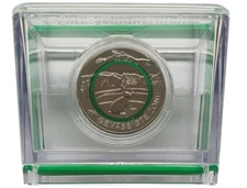 5 Euro Temperate Zone 2019 A Mirror Proof with Polymer Ring Green in Koziol Box