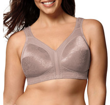 Playtex Women 18 Hour Original Comfort Strap Wirefree Bra Toffe Size 44DD