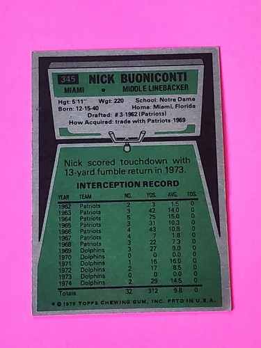 Tarjetas coleccionables de fútbol americano Topps NFL 1975 tú eliges envío gratuito 50 % de descuento en 2 o más - Imagen 136 de 212