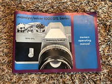 MAMIYA/SEKOR 1000 DTL SERIES OWNERS MANUAL/175167 S2C3