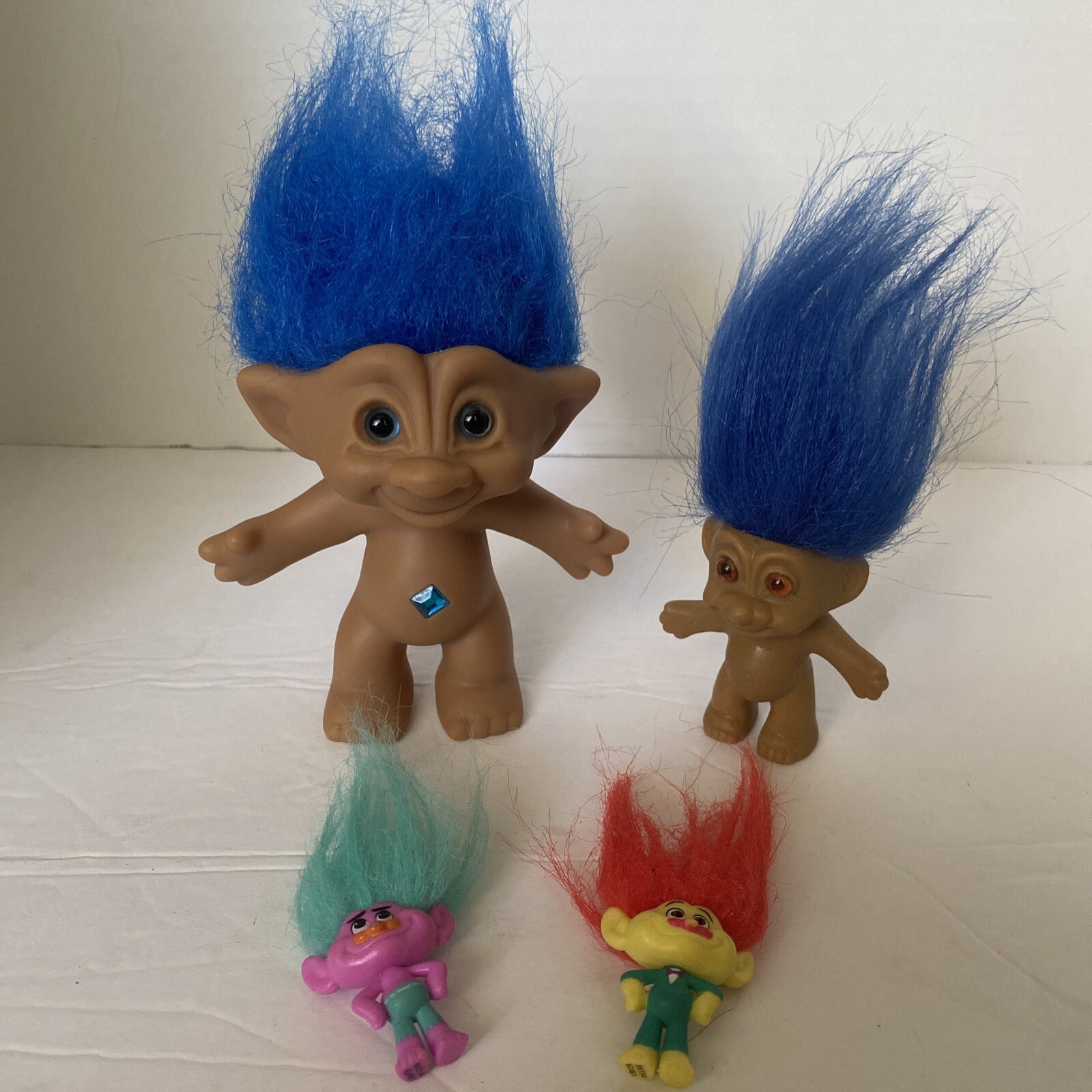 Ace Novelty Troll Doll Treasure Trolls Lot of 4 eBay