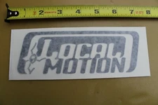 LOCAL MOTION Surfboards Hawaii Black Aloha Vintage Surfing Sticker Window DECAL