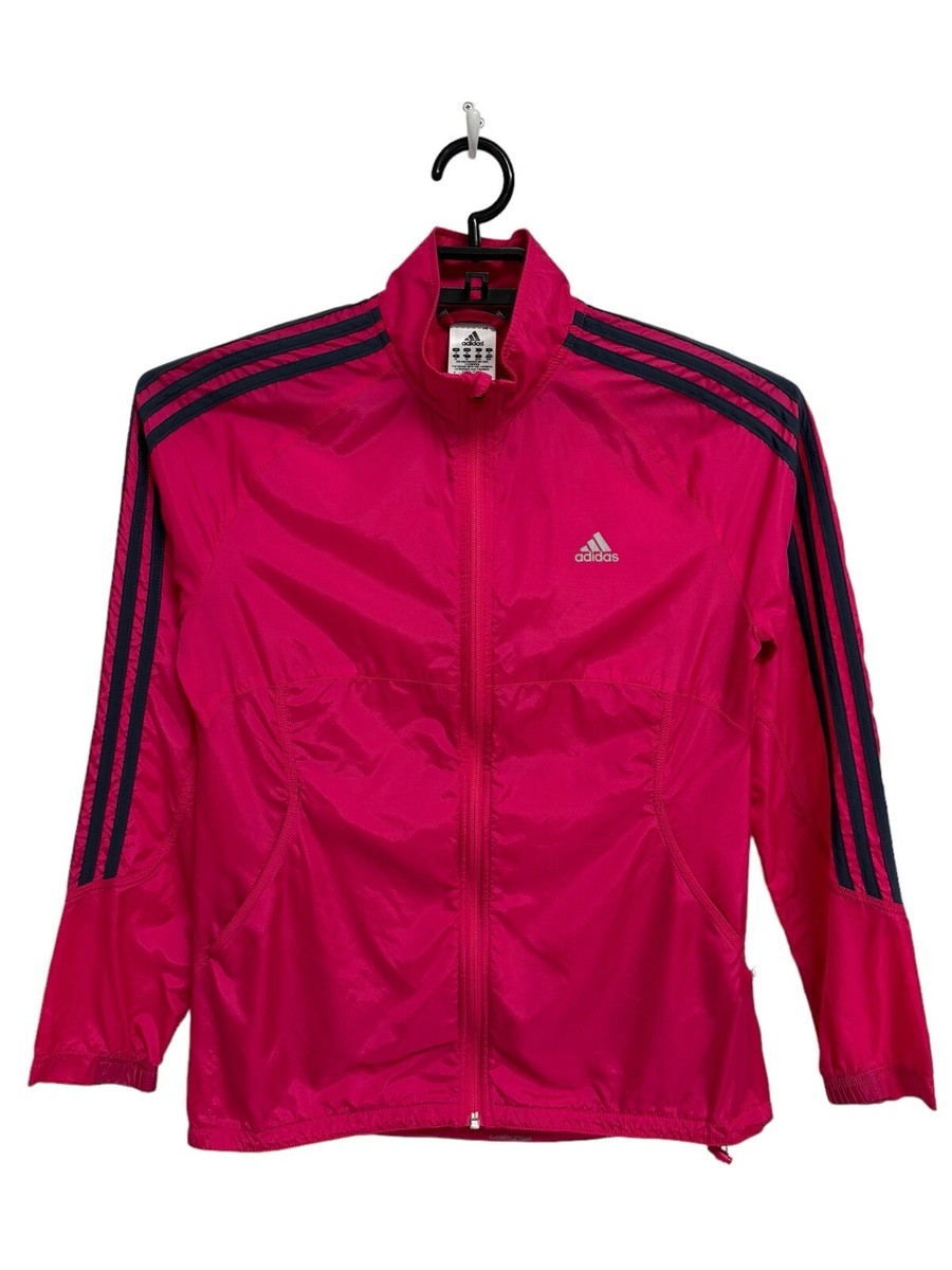 Pink Adidas Ladies Running Jacket Adidas Women's Long Sleeve