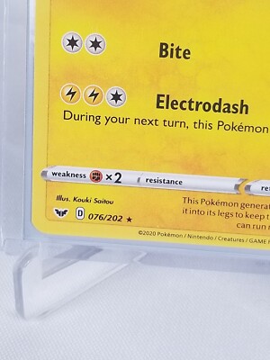 Boltund Hp 120 Lightning Foil #76/202 Pokemon 2020 Card | eBay